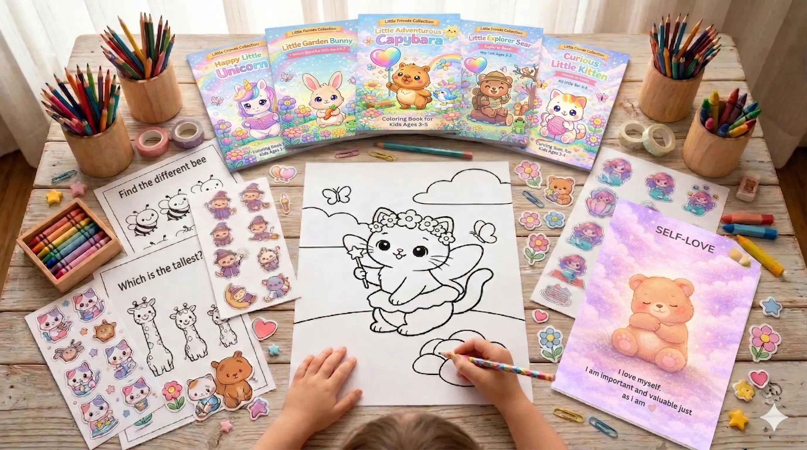 Mega Printable Kit for Kids: 500+ Creative, Educational and Calming Activities